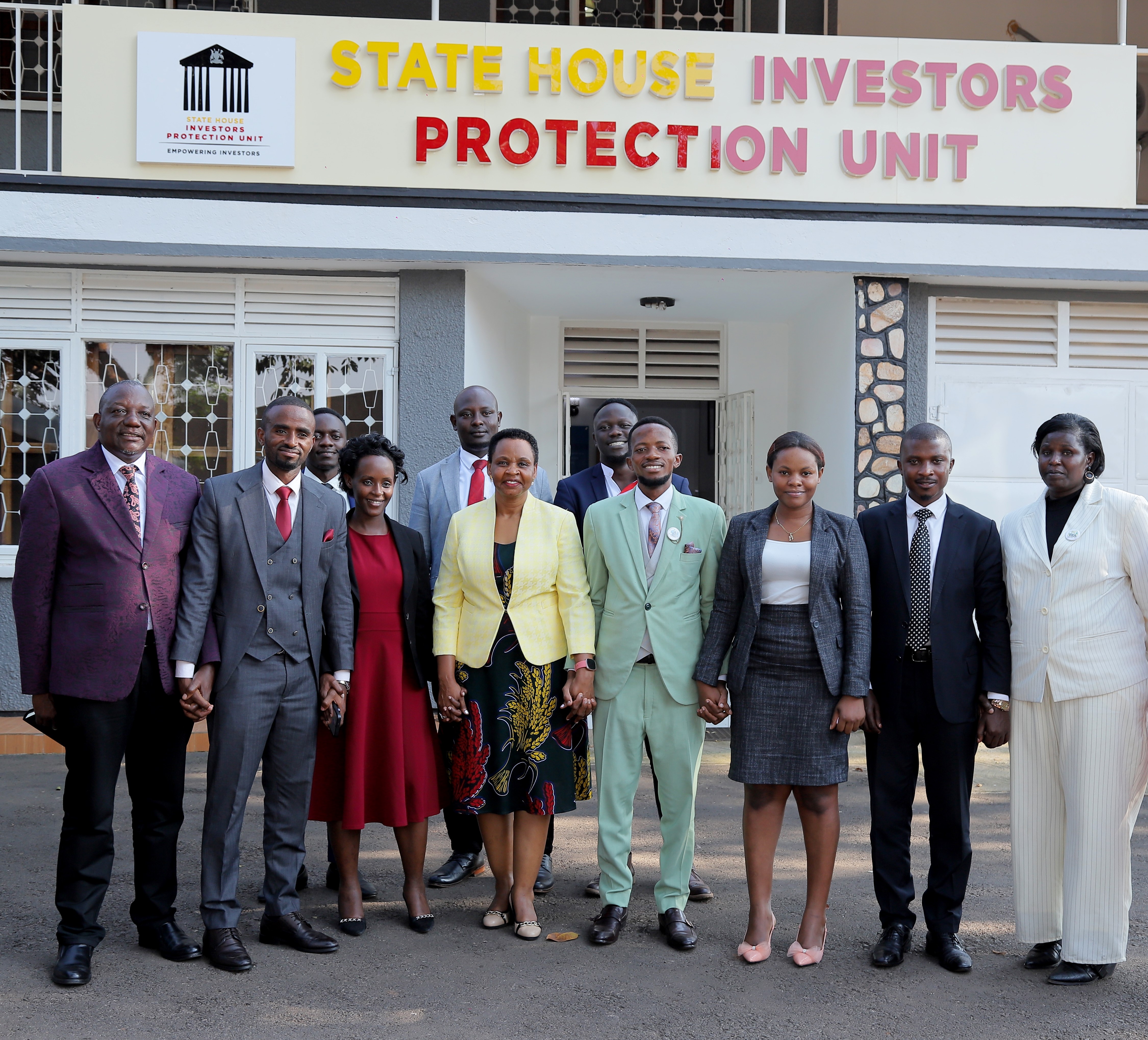 Group photo with Youth Plaform Africa members.